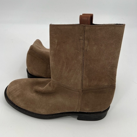J crew brown suede leather boots shoes size 11 - Picture 1 of 8
